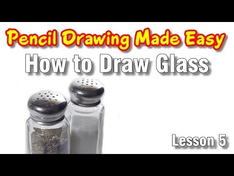 how to draw glass