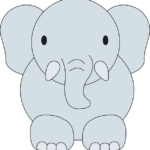 Cute Baby Elephant Drawing